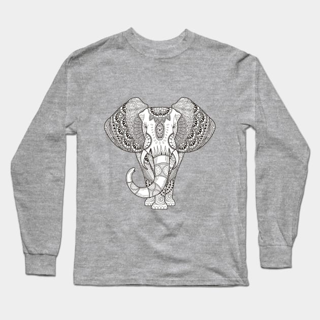 White Elephant Long Sleeve T-Shirt by Divan